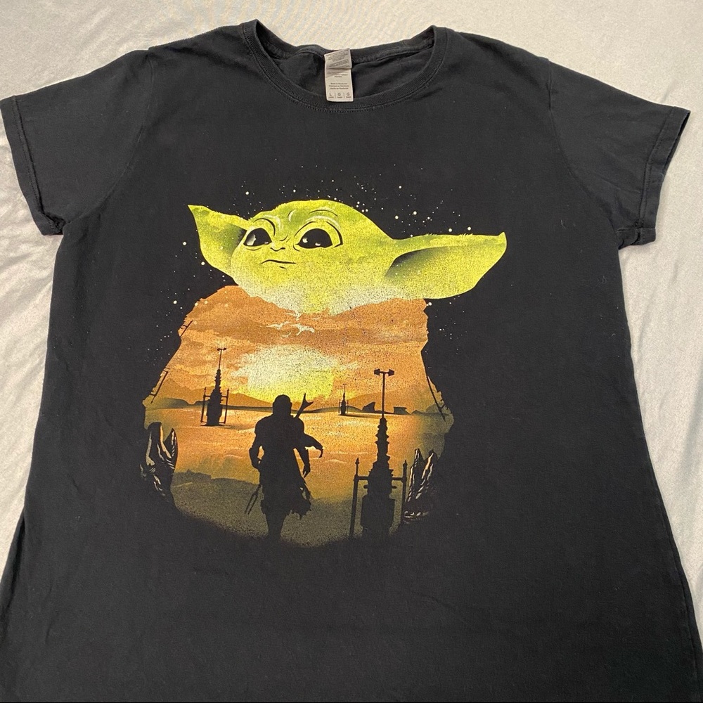 StarWars T-shirt Mandalorian within Baby Yoda SzL